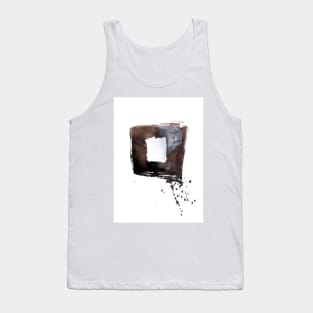 Brown ink art Tank Top